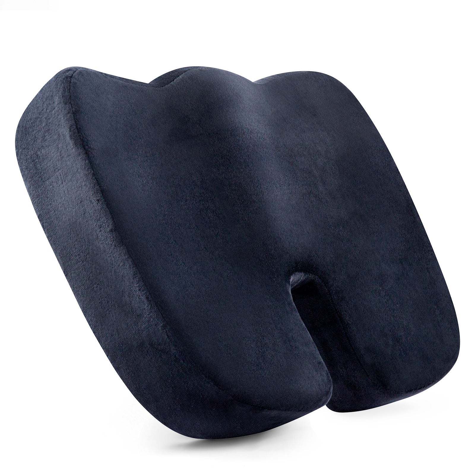 Orthopädisches Memory-Schaum Sitzkissen – Ergonomische Steißbein-Entlastung für Büro & Auto