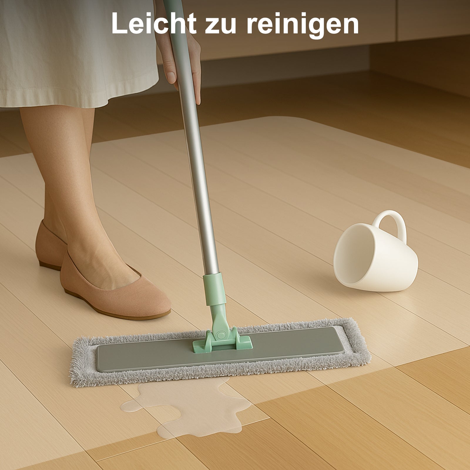 Premium Bodenschutzmatte für Bürostühle – Rutschfest & Kratzfest