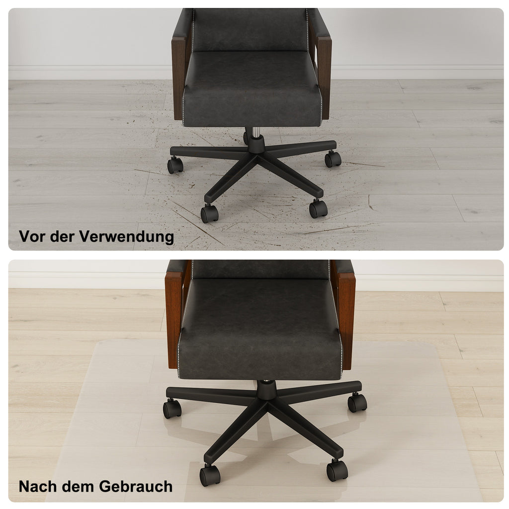 Premium Bodenschutzmatte für Bürostühle – Rutschfest & Kratzfest