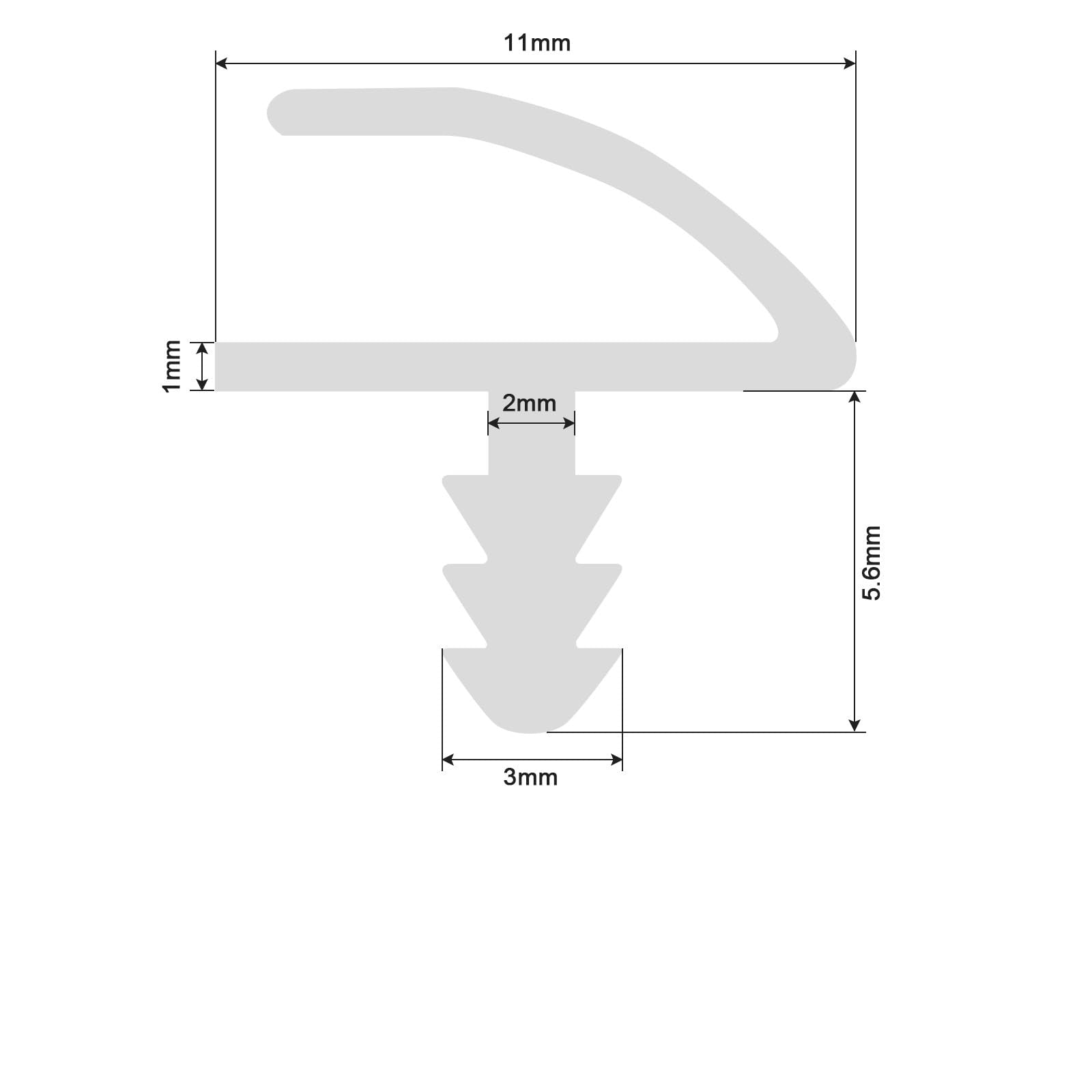 Premium Selbstklebende Türdichtung (10m) – Zugluftstopper, Schall- & Kälteschutz
