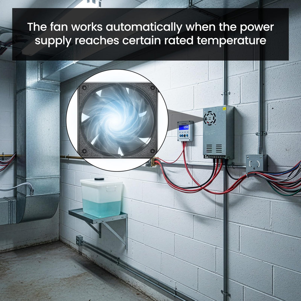 Profi Schaltnetzteil 12V 30A (360W) – Stabiler AC/DC Transformator für LED & 3D-Drucker