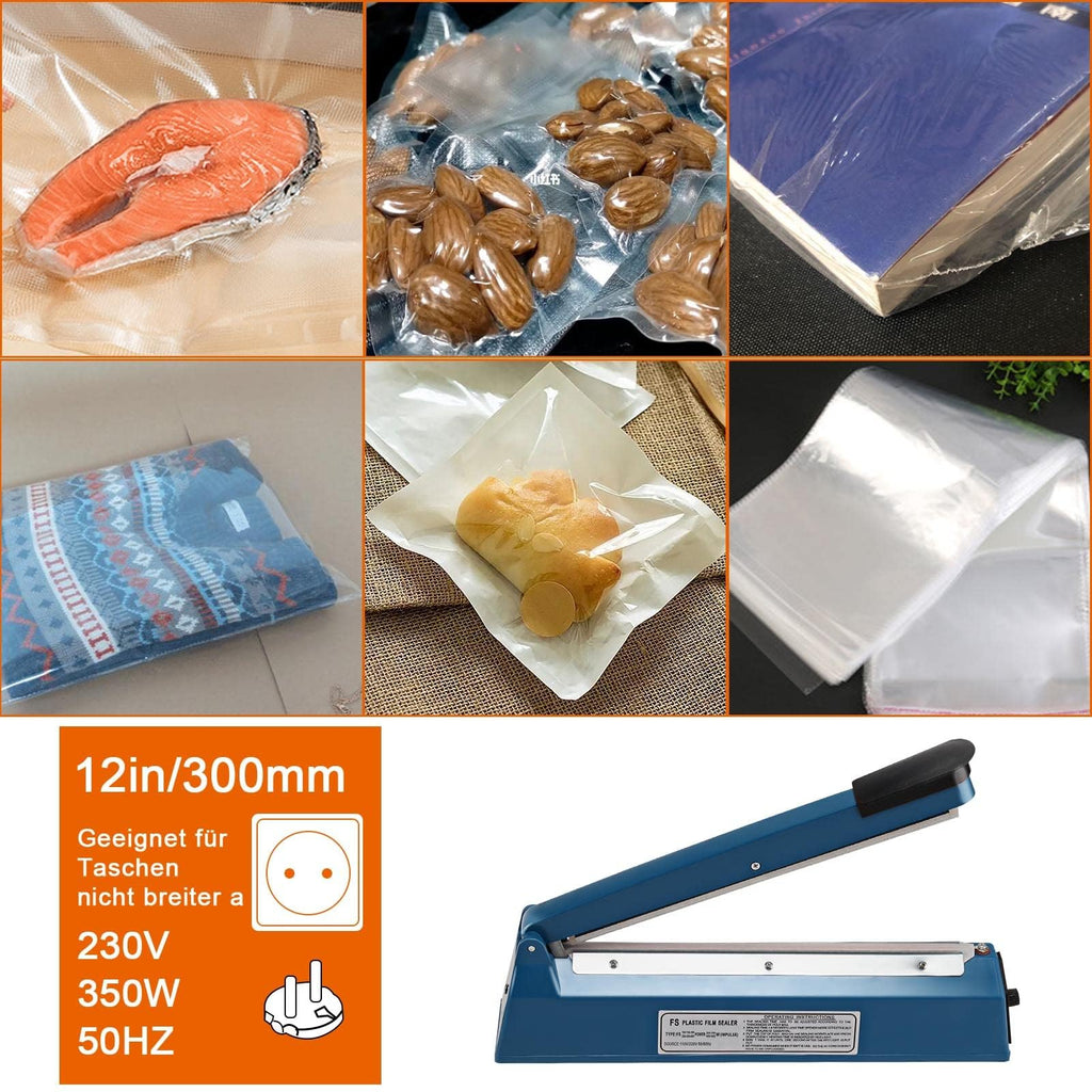 Profi Impuls-Folienschweißgerät (300 mm) – Zuverlässiger Beutelverschließer für Folien & Verpackungen