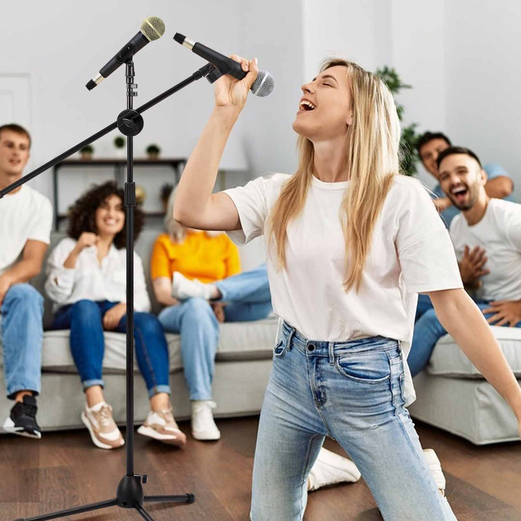 Profi 2-in-1 Mikrofonständer mit Schwenkarm – Höhenverstellbar (73–175 cm)